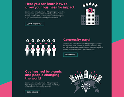 Generosity Pays infographics
