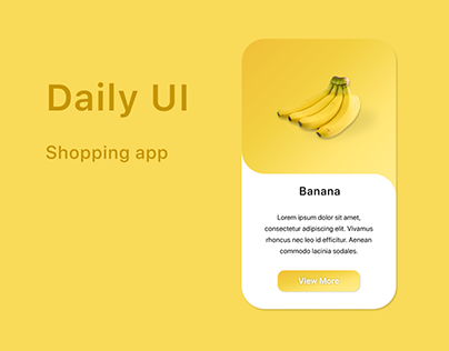 Shopping app concept