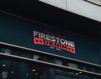 Firestone Denim Clothing Brand & Brand Identity