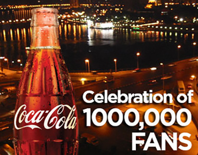 Cocacola Egypt One Million Fans on Facebook
