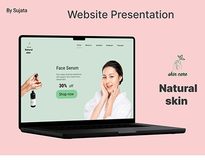 Website Presentation-Natural Skin(Skin care app)