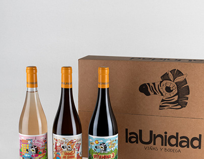 Wine label design illustration