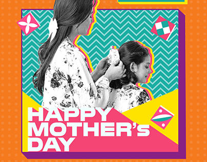 Project thumbnail - Mother's Day Vibrant Post Design