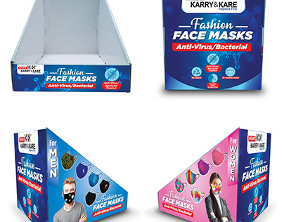 Karry & Kare Face Mask box design