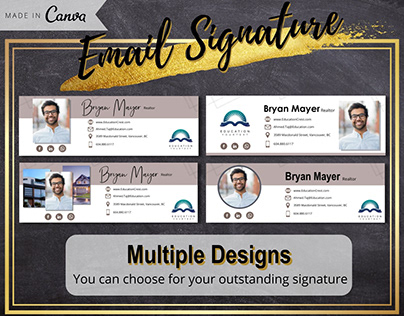 Email Signature Men