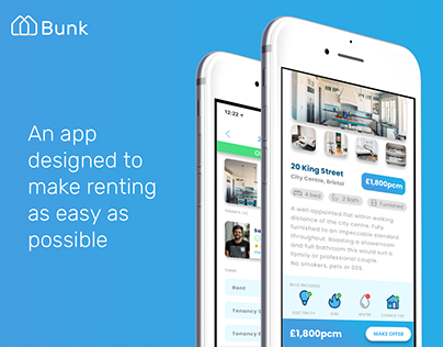 Bunk App iOS Screens