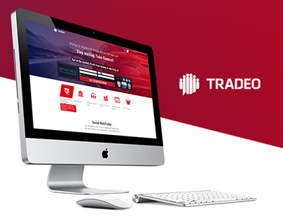 Редизайн сайта для компании "Tradeo"