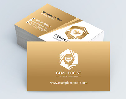 Gemologist Business Card Design Template