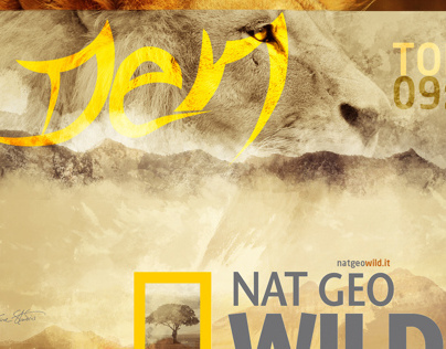 Den Typography for Nat Geo Wild (Concept)