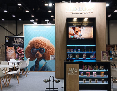 Leo&Lucy Exhibition Stand - pet food