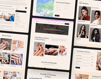 GlamNails | NailArt and manicure Inner pages preview