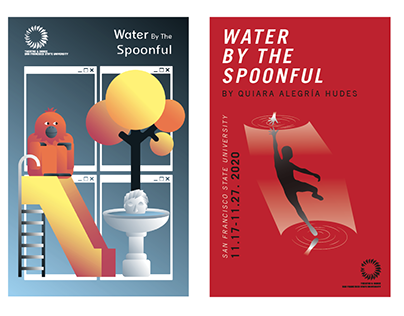 Water by the Spoonful performance poster concept