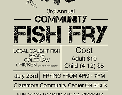 Community Fish Fry Banner