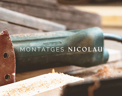 MONTATGES NICOLAU, rediseño de branding