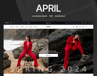 E-Commerce Website - Clothes shop APRIL