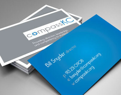 compassKC // business card & brochure