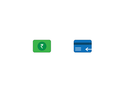 Icons for Cashback & Refund in the mobile app.