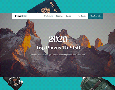 Travel Agency Website Concept