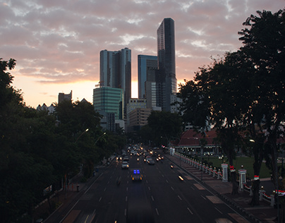 Sunset at Surabaya