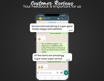 Customer Reviews! Your Feedback is Important for us