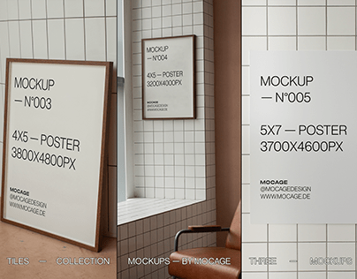 "TILES — COLLECTION" | FREE POSTER MOCKUPS