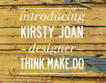 Introducing Kirsty Joan