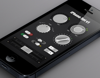 iPhone GUI Set v1 - UI Design