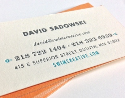 SwimCreative Business Cards