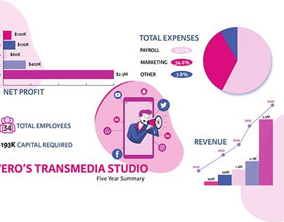 Transmedia Studio Infographic