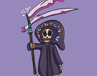 Sugar Skull Grim Reaper