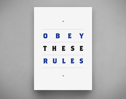 Obey These Rules — Book