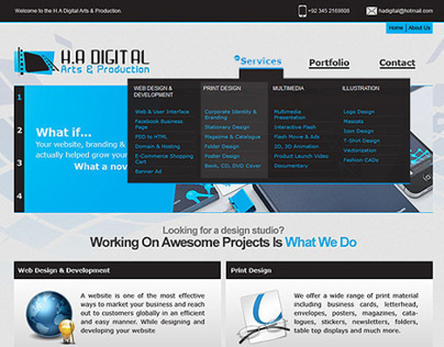 H.A Digital Website Design