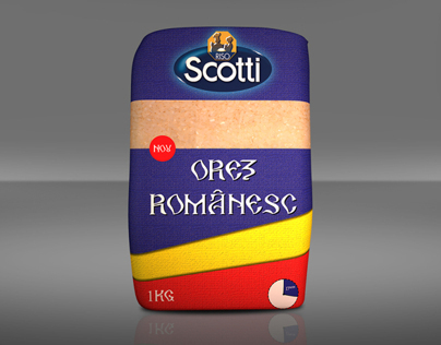 Riso Scotti - Orez Romanesc - Packaging Design - 2012