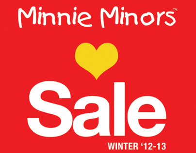 Minnie Minors Love Sale Winter '12 Campaign