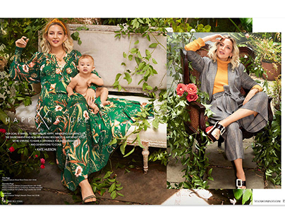 Happy X Nature Spread Featuring Kate Hudson