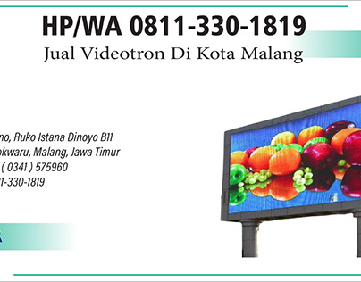 WA 0811-330-1819, Jual Videotron P4 Outdoor Di Malang