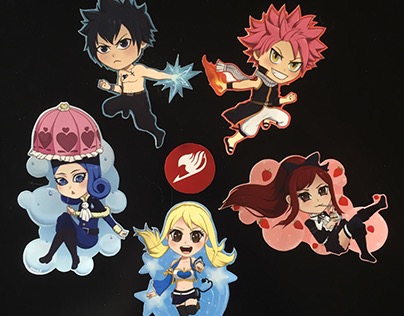 Fairy Tail Stickers for Sale  Fairy tail anime, Fairy tail characters,  Chibi