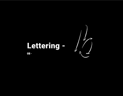 Lettering b