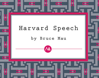 Harvard Graduate School of Design, Class Speech, 2012
