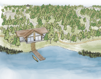 Lake Arnault Illustration