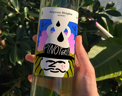 Wine Label Illustration and Branding