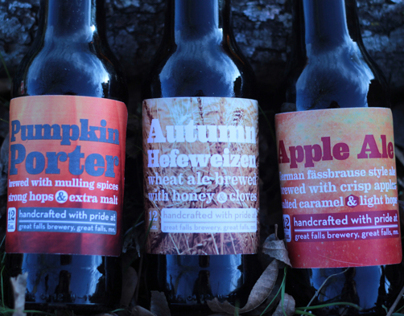 Great Falls Brewery Autumn Harvest Packaging
