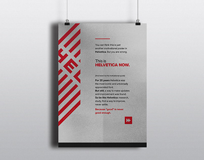 Helvetica Now - Tribute Poster