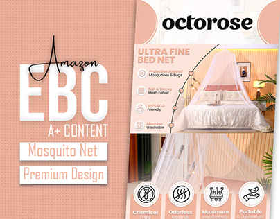 Amazon A+ content | EBC Design (Mosquito Net)