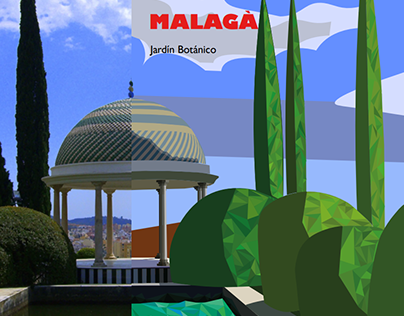 Affiche Jardin de Malaga