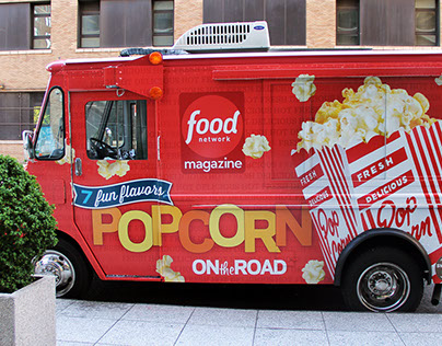 Popcorn On the Road: Truck Design & Social Media Images
