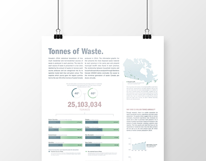 Tonnes of Waste: Infographic Poster