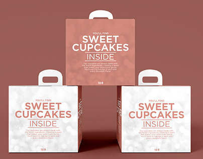 Cupcakes Box Design