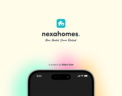 NexaHomes Real Estate App concept.