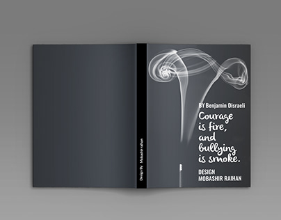 Typography book cover design